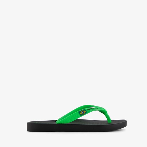 Kinder teenslippers zwart