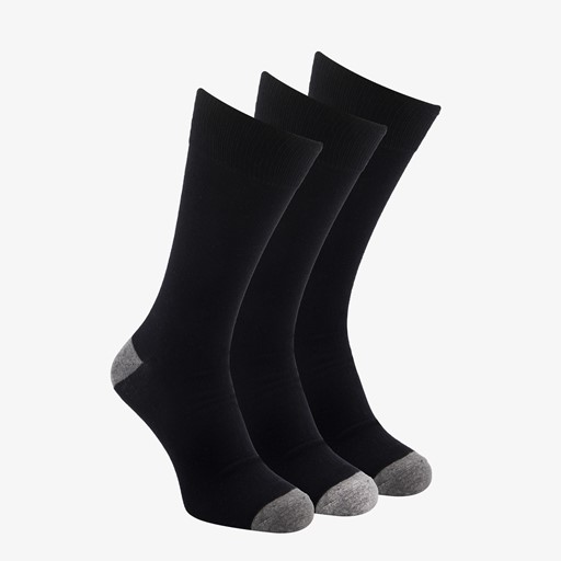 3 paar lange herensokken zwart