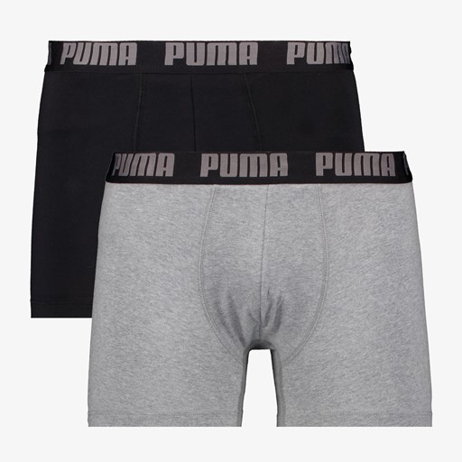 Everyday Basic Boxer 2 pack zwart grijs