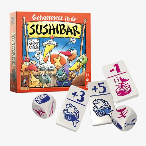 Geharrewar in de sushibar