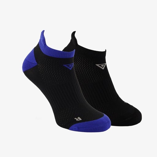 2 paar sportsokken zwart blauw