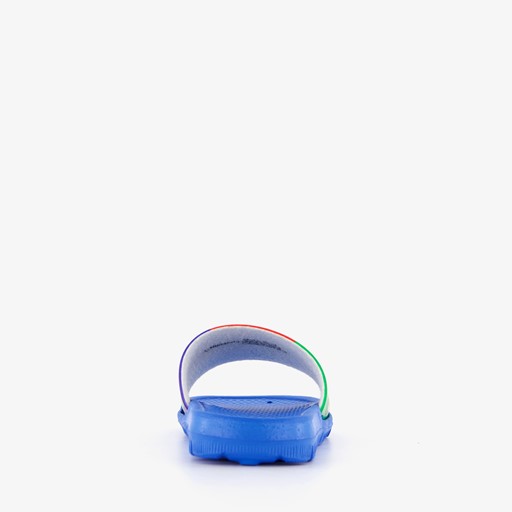 Super Mario kinder badslippers blauw