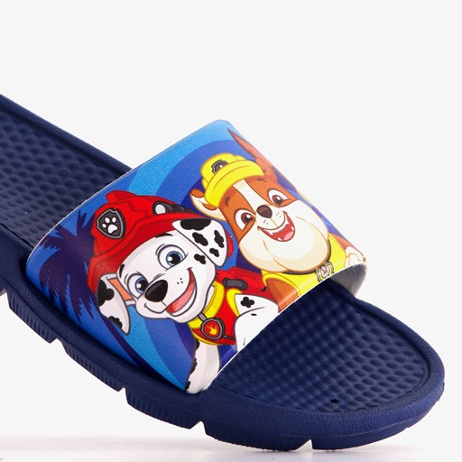 Kinder badlsippers blauw