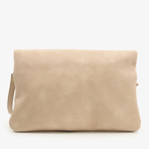 Dames schoudertassen beige