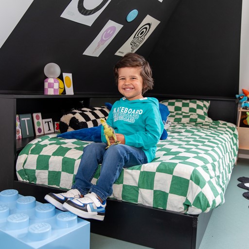 Jongens hoodie blauw