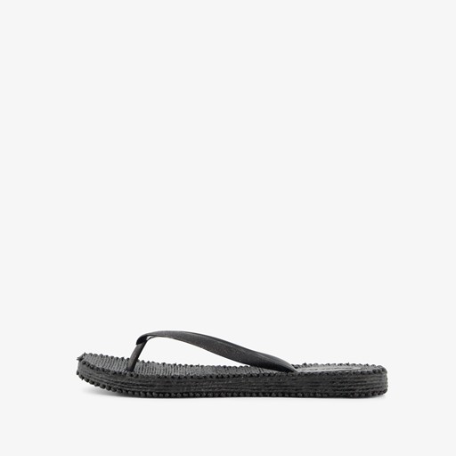 Dames teenslippers zwart