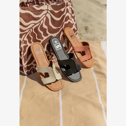 Dames slippers zwart MAG NIET ONLINE