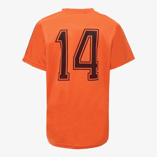 Kinder voetbal T-shirt oranje