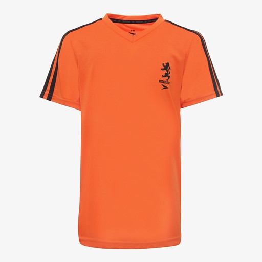 Kinder voetbal T-shirt oranje