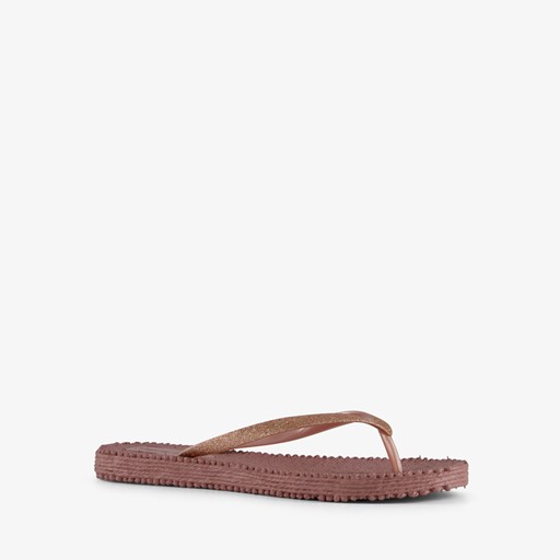 Dames teenslippers roze