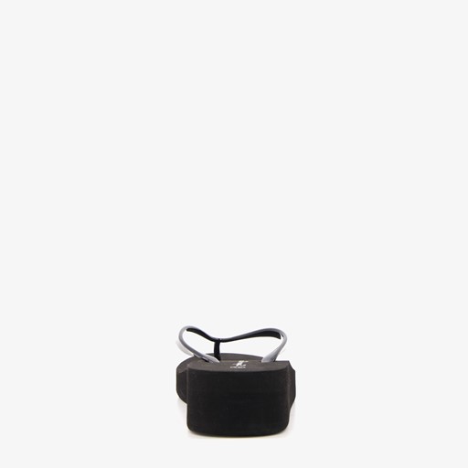 Dames teenslippers met dikke zolen