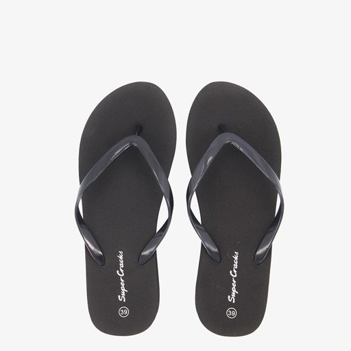 Dames teenslippers met dikke zolen