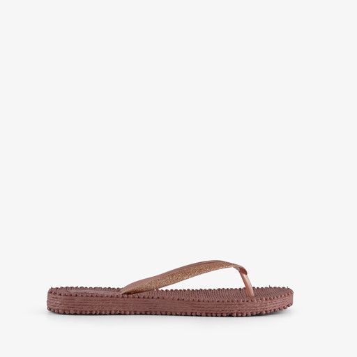 Dames teenslippers roze