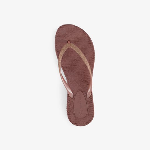 Dames teenslippers roze