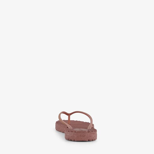 Dames teenslippers roze