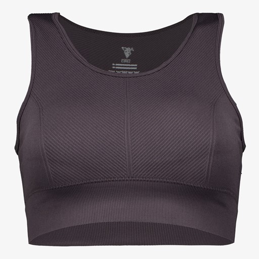 Dames sport BH donkergrijs