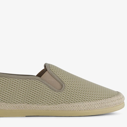 Heren instappers beige