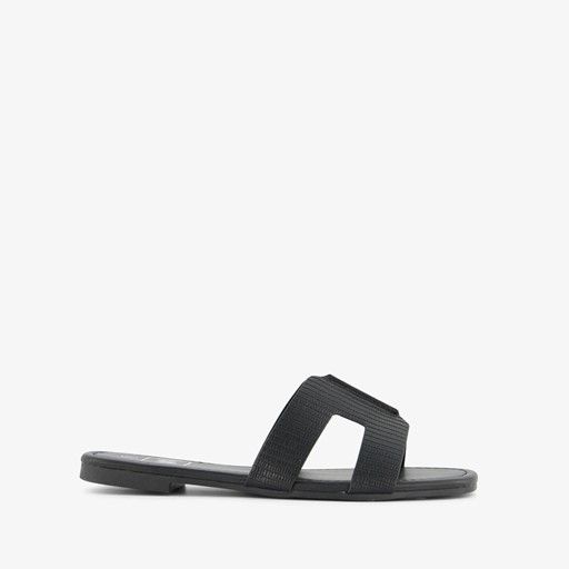 Dames slippers zwart MAG NIET ONLINE