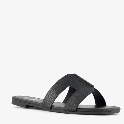 Dames slippers zwart MAG NIET ONLINE