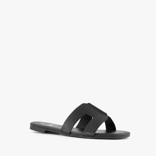 Dames slippers zwart MAG NIET ONLINE