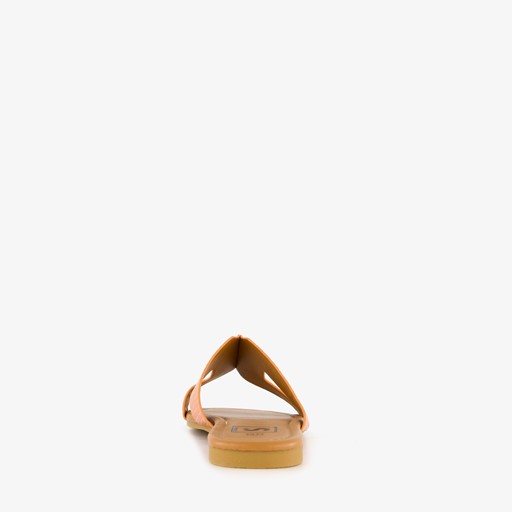 Dames slippers koraal MAG NIET ON