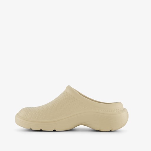 Dames klompen beige