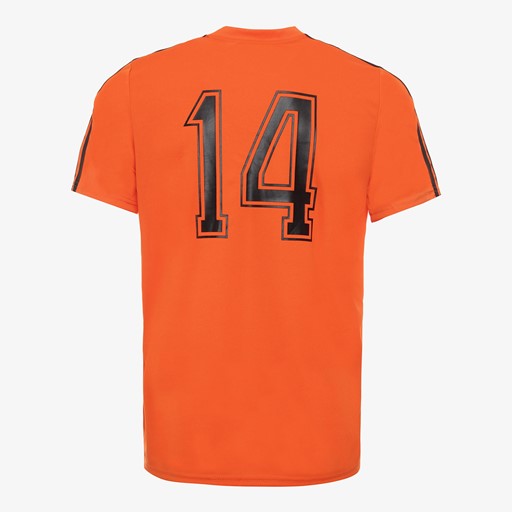 Heren voetbal T-shirt oranje
