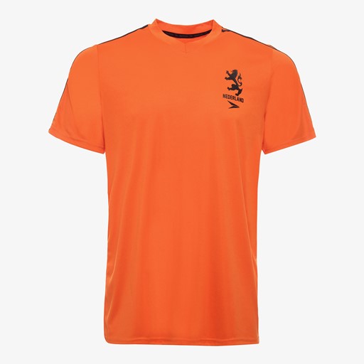 Heren voetbal T-shirt oranje