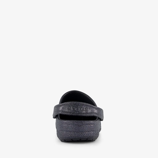 Baya Clog dames klompen zwart glitter