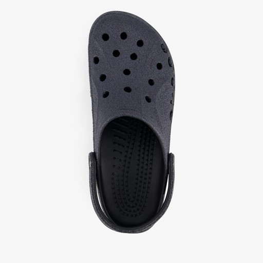 Baya Clog dames klompen zwart glitter