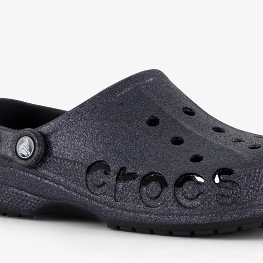 Baya Clog dames klompen zwart glitter