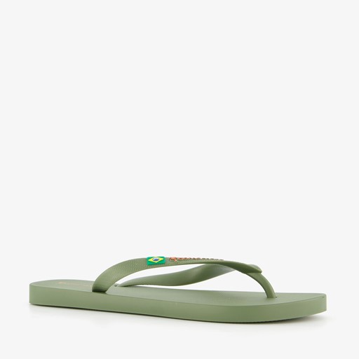 Heren teenslippers groen