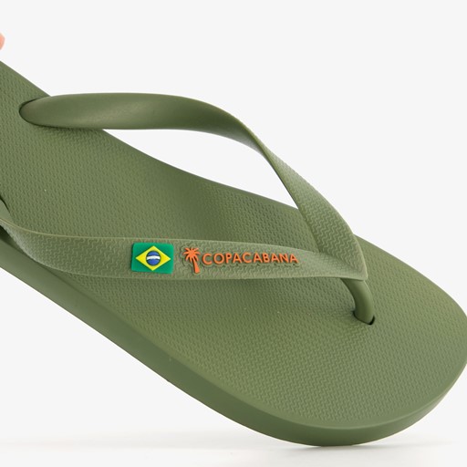 Heren teenslippers groen