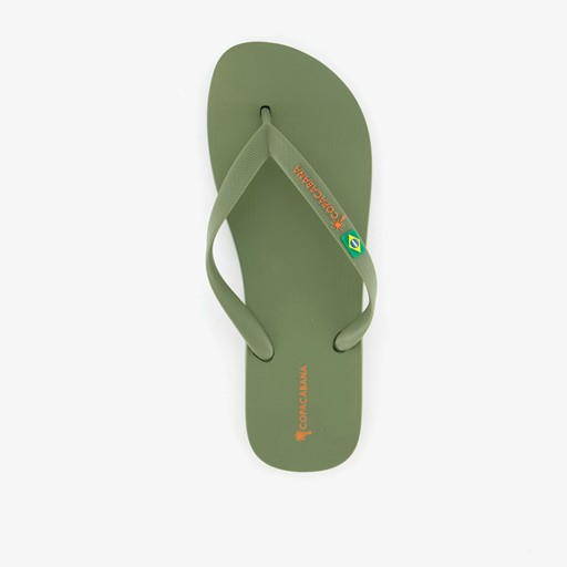 Heren teenslippers groen