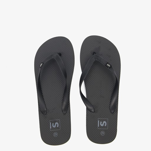 Heren teenslippers zwart