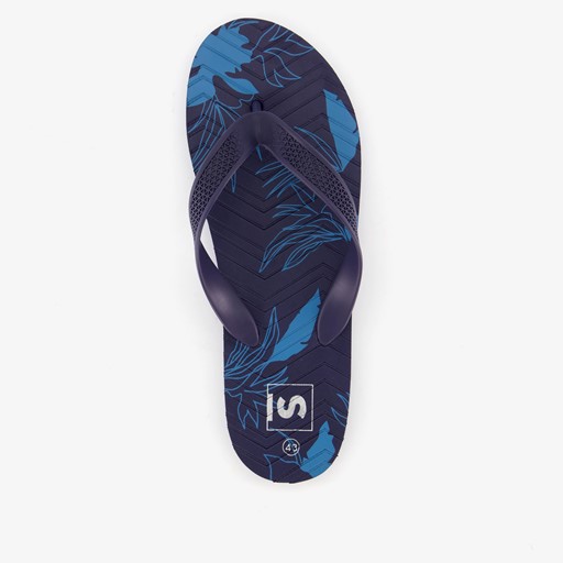 Heren teenslippers donkerblauw