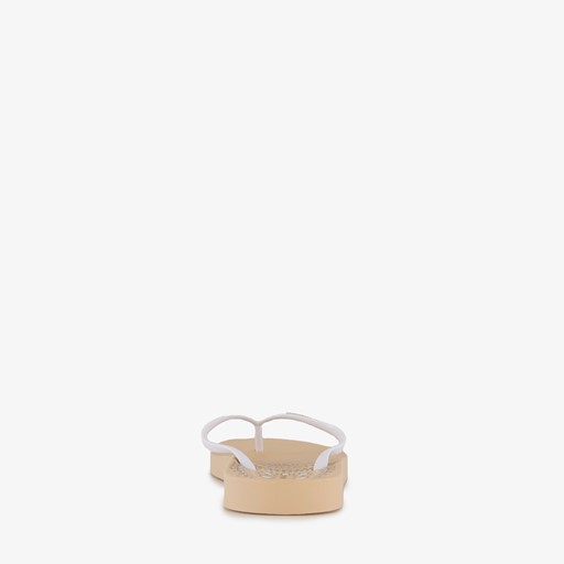 Dames teenslippers beige
