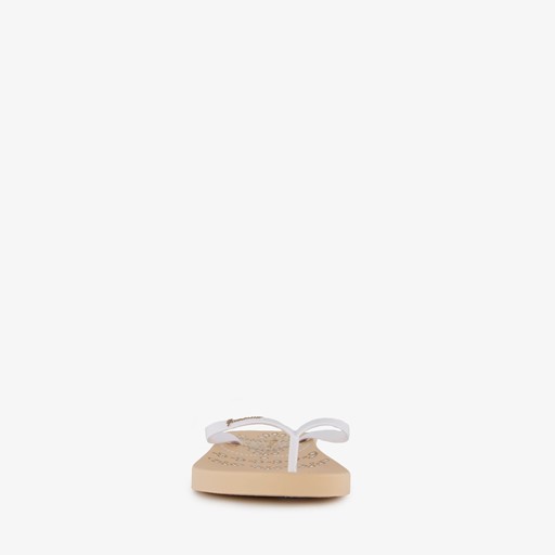 Dames teenslippers beige