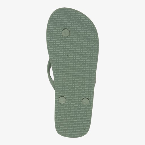 Dames teenslippers donkergroen