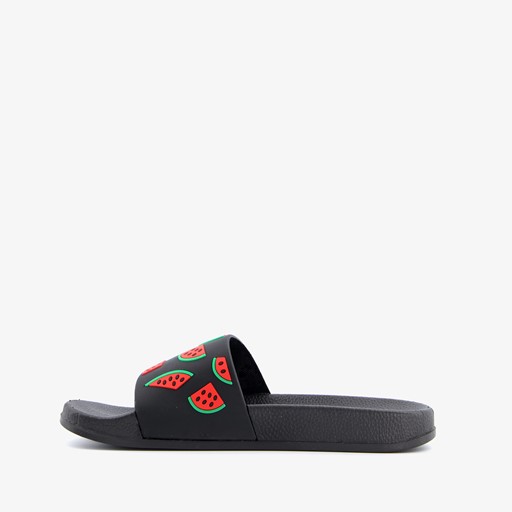 Dames badslippers met watermeloenen