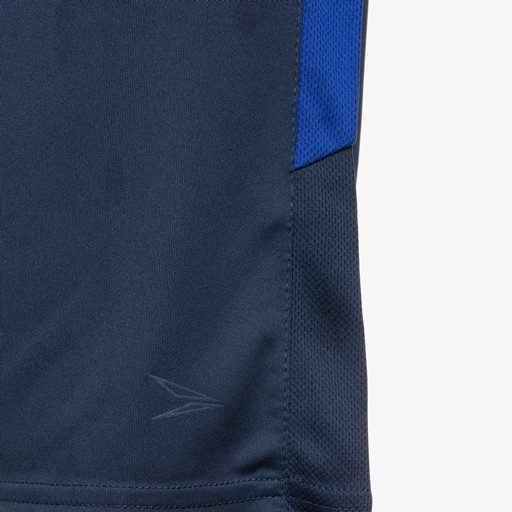 Kinder voetbalshort blauw