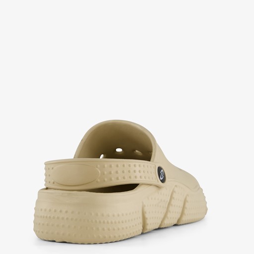 Heren klompen beige