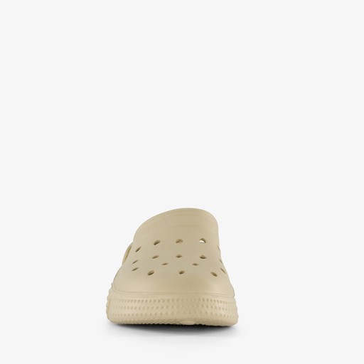 Heren klompen beige