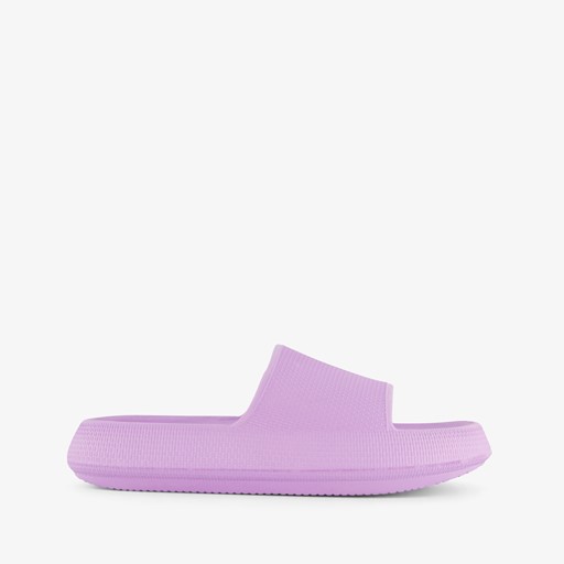 Dames badslippers lila
