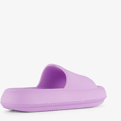Dames badslippers lila