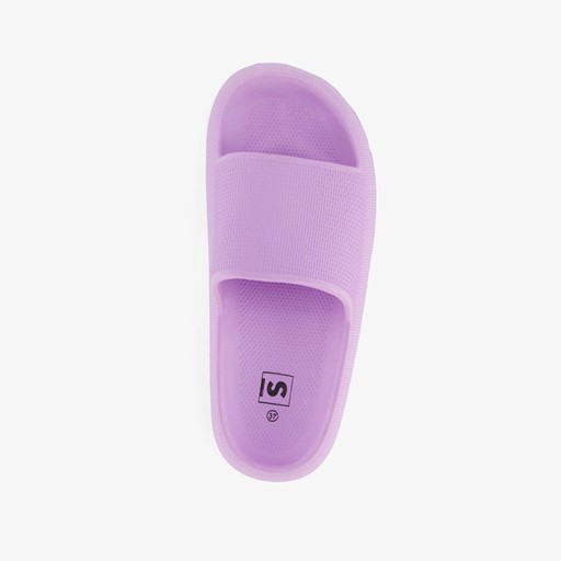 Dames badslippers lila