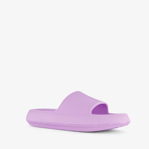 Dames badslippers lila