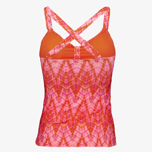 Voorgevormde dames tankini print roze