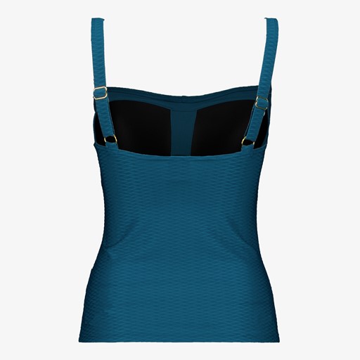 Voorgevormde dames tankinitop petrol