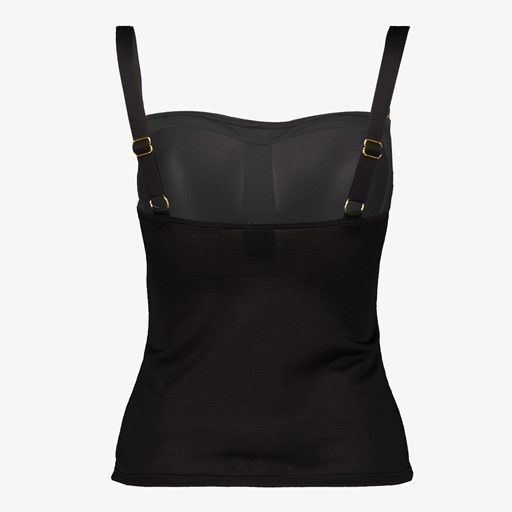 Voorgevormde dames tankinitop zwart